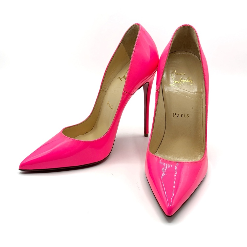 Hot Pink Christian Louboutin So Kate 120 mm
